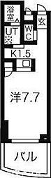 グランステージ千種 4階1Kの間取り