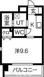 BERG大須(ベルグオオス) 4階1Kの間取り