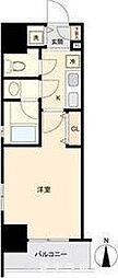 ブランシエスタ東別院 3階1Kの間取り