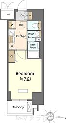 SHOKEN Residence名古屋太閤通 3階1Kの間取り