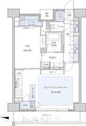 パークアクシス名駅南グランデ 11階1LDKの間取り