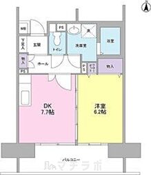 アーバンドエル庄内通 2階1DKの間取り
