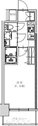 S-RESIDENCE金山altano(アルターノ) 8階1Kの間取り
