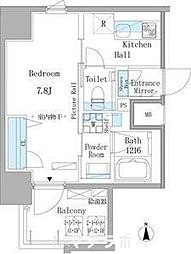 GRAND　ESPOIR　東桜 12階1Kの間取り