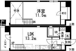丸の内スクエア 1LDKの間取図画像