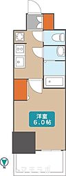 プレサンス大須観音フィエスタ 1Kの間取図画像