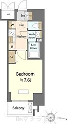 SHOKEN Residence名古屋 太閤通 1Kの間取図画像