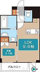 間取図画像 1LDK