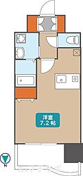 プレサンス名古屋駅前 ワンルームの間取図画像