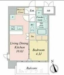 間取図画像 1LDK