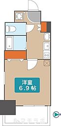 プレサンス久屋大通公園サウス 1Kの間取図画像