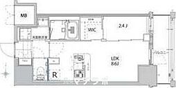ハーモニーレジデンス名古屋EAST 1LDKの間取図画像