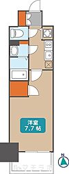 プレサンス新栄町ギャラント 1Kの間取図画像