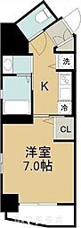 Vendir名古屋御器所 1Kの間取図画像