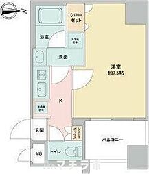 APEX名古屋栄プレミアライフ 1Kの間取図画像