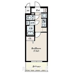 S-RESIDENCE上飯田駅前 1Kの間取図画像