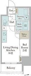 ストーリア名古屋城西 1LDKの間取図画像