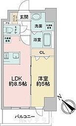 アステリ鶴舞テーセラ 1LDKの間取図画像
