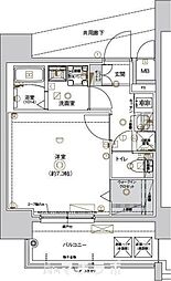 名古屋市北区稚児宮通2丁目マンション 1Kの間取図画像