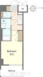 S-RESIDENE名駅北alesia(アレシア) 1Kの間取図画像