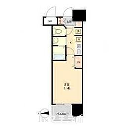 グランカーサ千代田 1Kの間取図画像