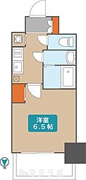 プレサンス大須プライマル 1Kの間取図画像