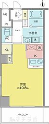 鶴舞ガーデンコート 1Kの間取図画像