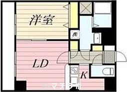 エスポアール千種 1LDKの間取図画像