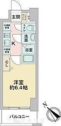 アステリ鶴舞テーセラ 1Kの間取図画像
