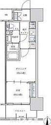 パークアクシス名古屋山王 1DKの間取図画像