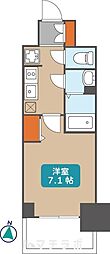 プレサンス名駅南エディフィス 1Kの間取図画像