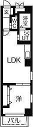 フェリシダージ鶴舞 1LDKの間取図画像