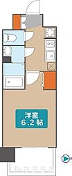 プレサンス鶴舞パーク&ステーション 1Kの間取図画像