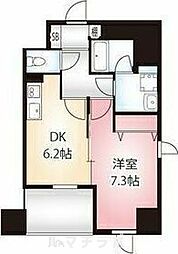 稲垣ビル栄ディアコート白川 1DKの間取図画像