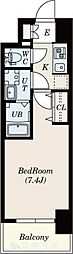 S-RESIDENCE浄心 1Kの間取図画像