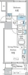 名古屋市千種区今池1丁目マンション 1LDKの間取図画像