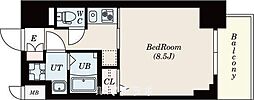 S-RESIDENCE平安通 1Kの間取図画像