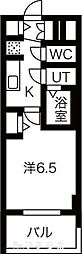 ファステートNAGOYA今池バレンシア 1Kの間取図画像