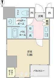 アルテミス平和 1Kの間取図画像