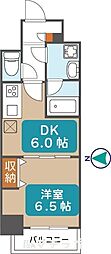 メイボーテセラ 1DKの間取図画像
