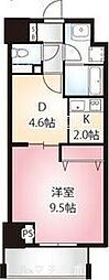 稲垣ビル栄ディアコート白川 1DKの間取図画像