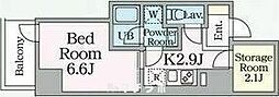 E-city大須 1SKの間取図画像