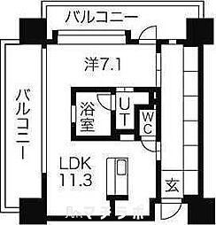 アーデン泉プレミア 1LDKの間取図画像