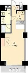 スクエア名駅南 1Kの間取図画像