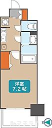 プレサンスジェネ千種内山 1Kの間取図画像