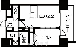 ファステートNAGOYA今池バレンシア 1LDKの間取図画像