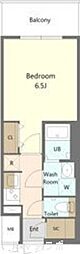 名古屋市北区杉栄町5丁目マンション 1Kの間取図画像