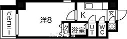 リアライズ松原 1Kの間取図画像