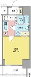 SHOKEN Residence名古屋SOUTH 1Kの間取図画像