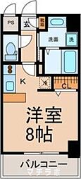 グランルージュ栄2 ワンルームの間取図画像